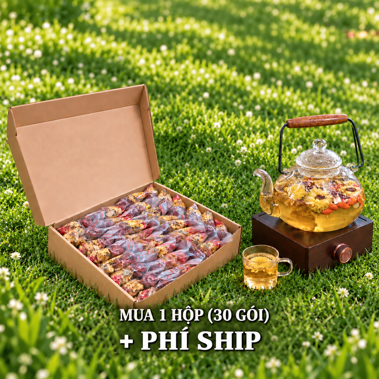 Mua 1 hộp (30 gói) + phí ship